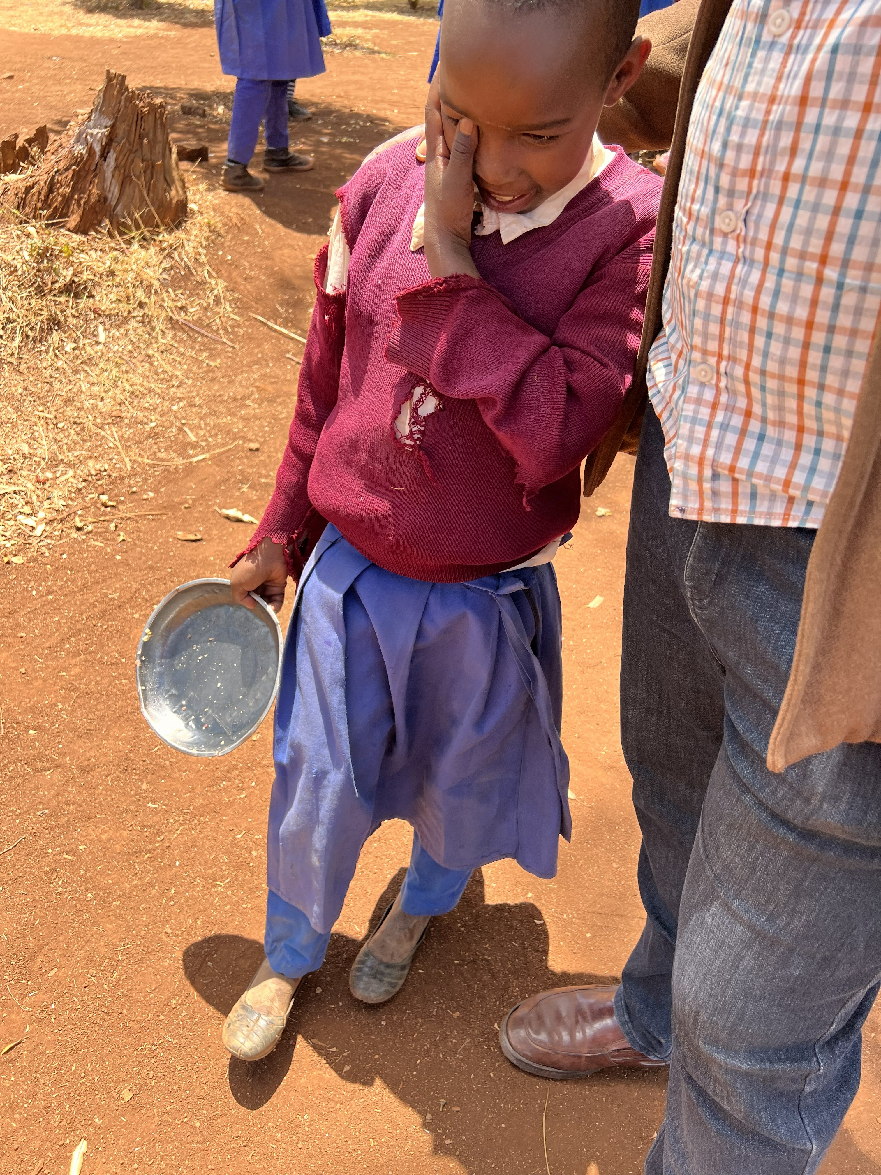 Girl in old clothes